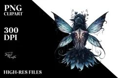 Gothic Fairy Flower PNG Product Image 2
