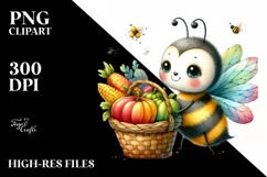 Quirky Baby Bee | Sublimation | PNG Clipart Product Image 1