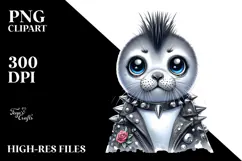 Cute Baby Seal PNG Product Image 2