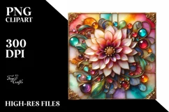 Watercolor Luxury Flower Splash Clipart Product Image 1
