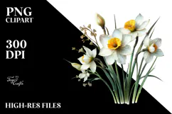 Narcissus Flower, Transparent PNG Product Image 2