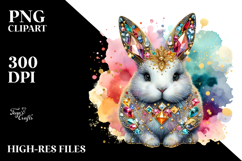 Colorful Bunny Diamonds PNG Product Image 2