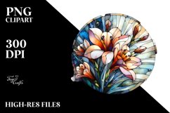 Abstract Stained Freesia Made of Material | Sublimation Product Image 3