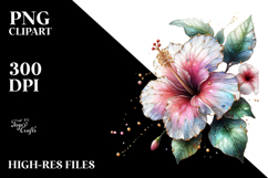 Hibiscus Made of , PNG Product Image 2