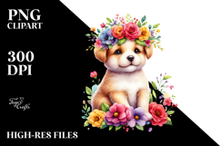 Vibrant Zebra with Flower Crown, Transparent PNG Product Image 2