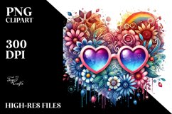 Heart with Sunglasses, PNG Product Image 2