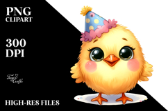 Funny Baby Chick Clipart | Standing Product Image 2
