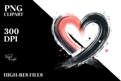 Heart with Wings, Stylish PNG Product Image 2