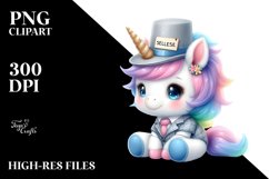 Cute Baby Unicorn Selling | Sublimation | Clipart Product Image 3