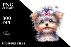 Happy Yorkipoo Baby PNG Product Image 2
