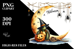 Turtle Dressed for Halloween PNG Product Image 2