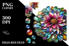 Watercolor Luxury Flower Splash Clipart Product Image 3