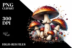 Glossy Magical Mushroom, High-Res PNG Product Image 3