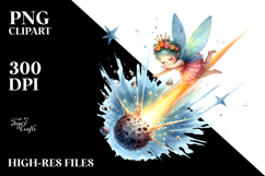 Colorful Cute Fairy Diving Meteor Product Image 2