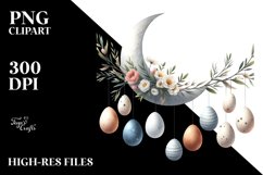 Half Moon with Eggs Hanging PNG Product Image 2