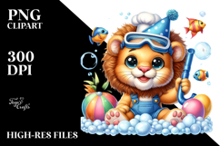 Baby Lion Party Hat PNG Product Image 2