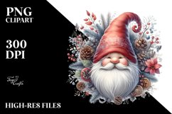High Detail Christmas Gnome PNG Product Image 3