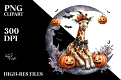 Giraffe in Halloween Costume, PNG Product Image 2