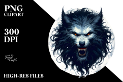 Simple Werewolf Design, High-Definition PNG Product Image 2
