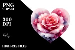 Rose Heart PNG Product Image 2