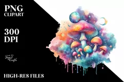 Colorfull Watercolor Magical | Sublimation Clipart Product Image 1