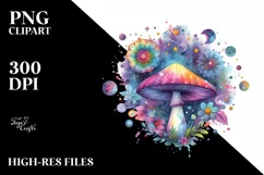 Colorfull Watercolor Magical | Sublimation Clipart Product Image 1