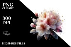 Shiny Rhododendron Abstract Clipart Product Image 1