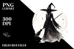 Vintage Evil Witch PNG Product Image 2