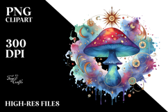 Vibrant Mushroom Tarot PNG Product Image 2