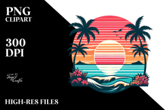 Retro Sunset, 20 oz Tumbler Product Image 2