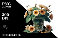Detailed with Large Nasturtium | Sublimation Clipart Product Image 3