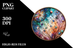 Abstract Pastel Wooden Stained Cosmos PNG Product Image 2