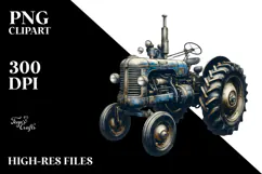 Vintage Tractor with Stars Tumbler Product Image 2