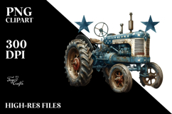 Vintage Tractor with Stars Tumbler Product Image 2