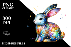 Colorful Bunny Made of Title Product Image 2