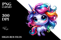 Cute Unicorn Dancing in Style PNG Product Image 2