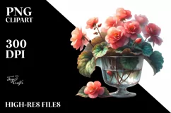 Colorful Flowers,Seated Bird | Sublimation,Clipart Product Image 3