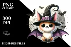 Funny Goofy Halloween Bat PNG Product Image 3