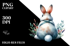 Bunny Creative View from Back, Transparent PNG Product Image 2