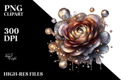 Abstract Shiny Ranunculus Clipart Product Image 1