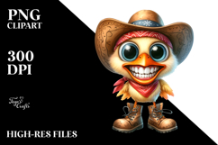 Sublimation Chicken Hat Bandana Standing Up Large Shoes Product Image 2