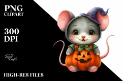 Cute Vibrant Halloween Sublimation Clipart Product Image 1