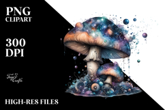 Mystical Celestial Mushroom, Transparent PNG Product Image 2