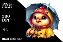 Sublimation Chicken Raincoat Expressive Thoughtful Product Image 2