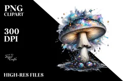Shiny Mystical Mushroom, Transparent PNG Product Image 2
