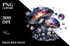 Shiny Mystical Mushroom, Transparent PNG Product Image 2