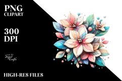 Abstract Stained Gardenia Clipart Product Image 3