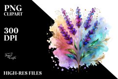 Colorful Lavender | Sublimation | Clipart Product Image 1