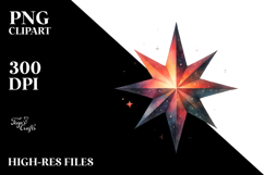Simple Star, Transparent PNG Product Image 2