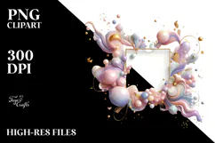 Colorful Pastel Shiny Lilac PNG Product Image 2